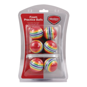 Masters Golf Rainbow Foam Practice Balls