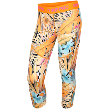 Nike Pro Girls Printed Capris Tights
