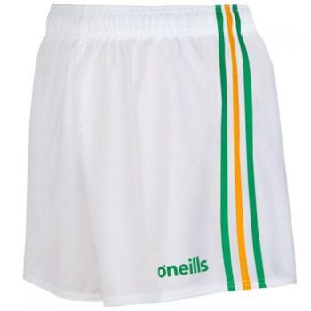 O'Neills Mourne GAA Shorts - White/Green/Amber