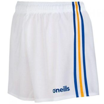 O'Neills Mourne GAA Shorts - White/Royal/Amber