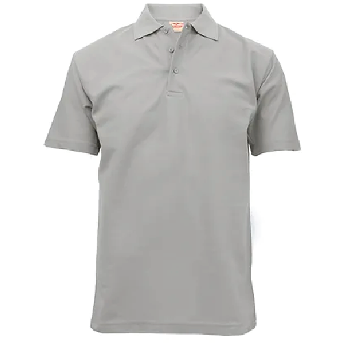 Hunter Short Sleeve Polo Shirt - Heather Grey - Colgan Sports