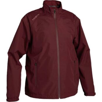 Proquip Tempest Waterproof Lightweight Full Zip Rain Jacket - Burgundy