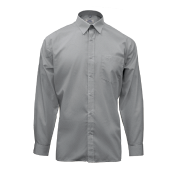 Hunter 656 Long Sleeve School Shirt - Grey