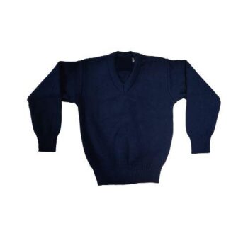 Deer Park Knitwear 100% Acrylic V-Neck Jumper - Navy