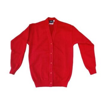 Hunter 100% Acrylic Cardigan - Red