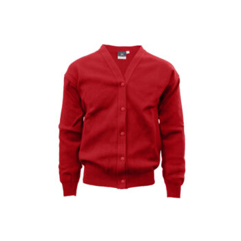 Hunter Acrylic Cardigan Red
