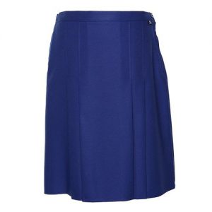 T22 Lined Box Pleated School Skirt Royal Colgan_Sports