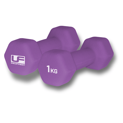 Urban Fitness Hex Dumbbells - Neoprene Covered (Pair) Colgan Sports