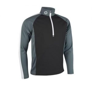 Sunderland Aspen Mens Zip Neck Raglan Panelled Showerproof Golf Midlayer Colgan_Sports