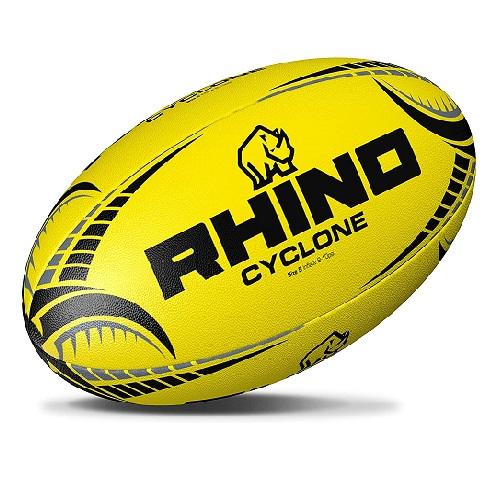 Rhino Rugby Cyclone Training Ball Yellow Colgan_Sports