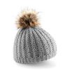 Fur Pom Pom Beanie Colgan Sports