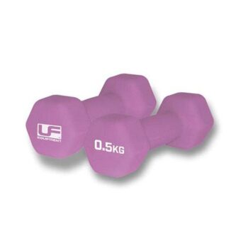 Urban Fitness Hex Dumbbells - Neoprene Covered (Pair) 0.5kg