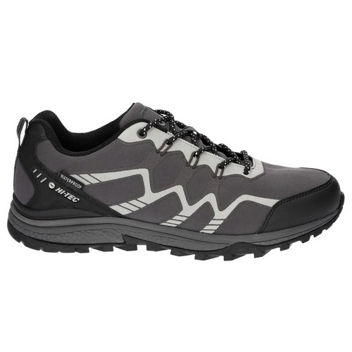 Hi-Tec Stinger Waterproof Mens - Charcoal/Black/Silver