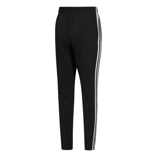 adidas Men's Essentials Single Jersey Tapered Open Hem 3-Stripes Pants
