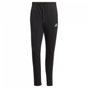 adidas Men's Essentials Single Jersey Tapered Open Hem 3-Stripes Pants