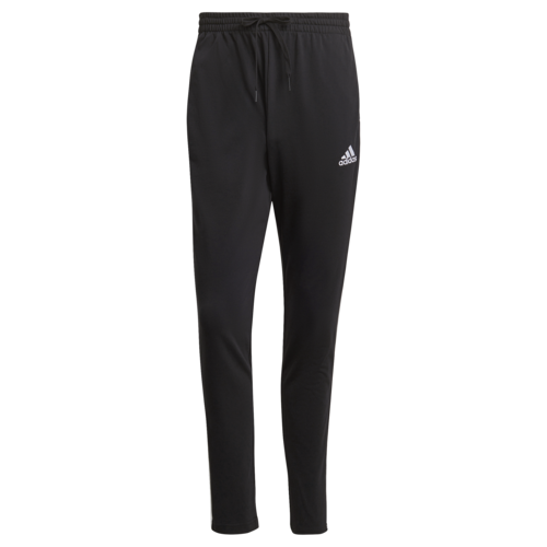 adidas Men's Essentials Single Jersey Tapered Open Hem 3-Stripes Pants