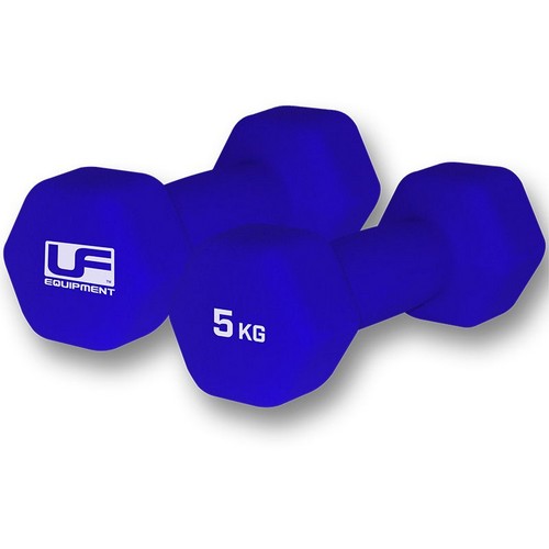 Urban Fitness Hex Dumbbells - Neoprene Covered (Pair) 5kg Colgan_Sports