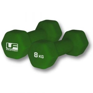 Urban Fitness Hex Dumbbells - Neoprene Covered (Pair) 8kg Colgan_Sports