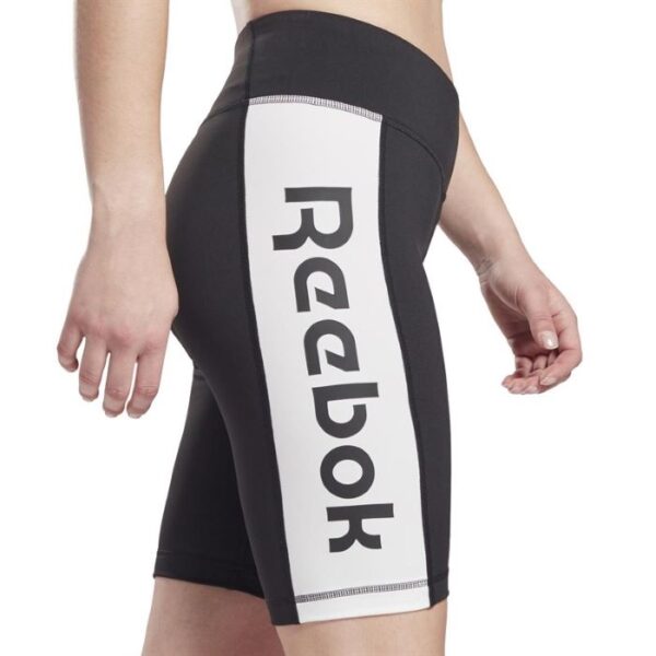 Reebok Ladies Linear Logo Bike Shorts - Image 2