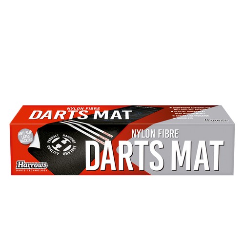 Harrows Nylon Fibre Soft Feel Darts Mat 300 x 65cm Colgan_Sports