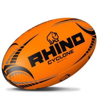 Rhino Rugby Cyclone Training Ball Orange