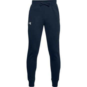 Under Armour Boy's Rival Cotton Pant - Navy/White