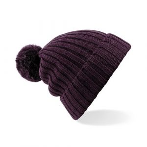 Beechfield Arosa Fur Pom Pom Beanie