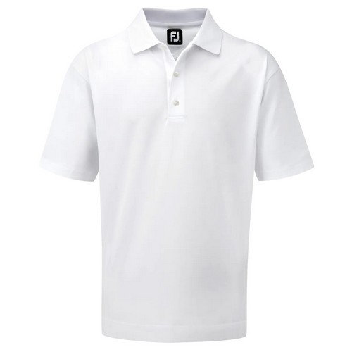 Footjoy Stretch Pique Solid Knit Collar Golf Polo Colgan_Sports