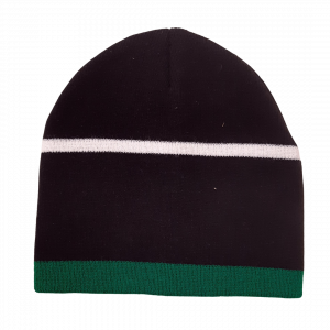 Club Beanie - black/green/white