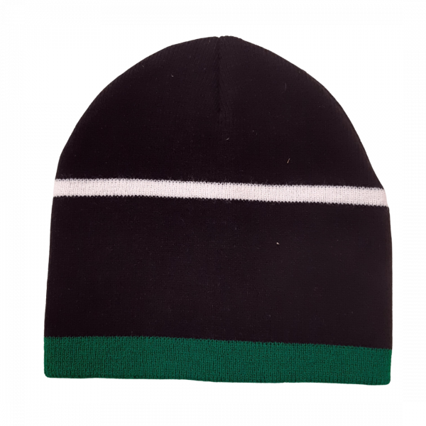 Club Beanie - black/green/white