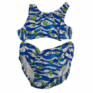 Zoggs Swim Nappy and Bikini Set Blue Multi