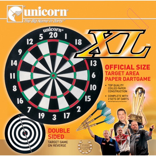 Unicorn Xl Paper Dartboard