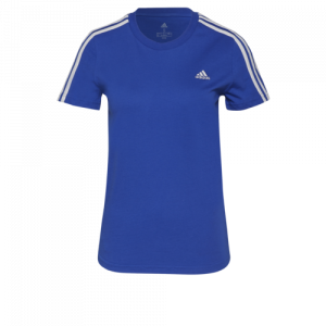 adidas Ladies Loungewear Essentials Slim 3-Stripes Tee