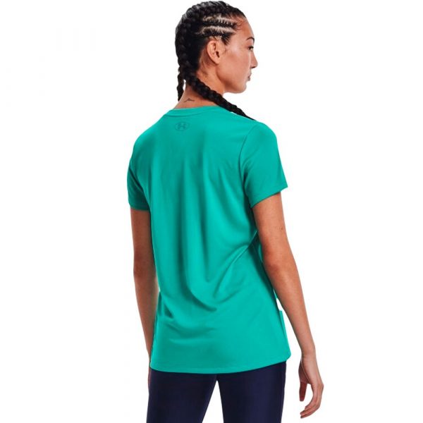 Under Armour Tech V-Neck Training Tee - Green - Image 2