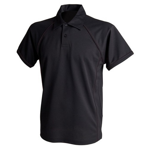Finden & Hales Piped Performance Polo Shirt