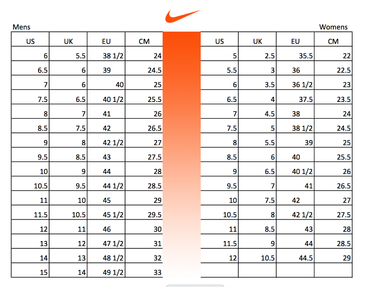 Size Charts - Colgan Sports