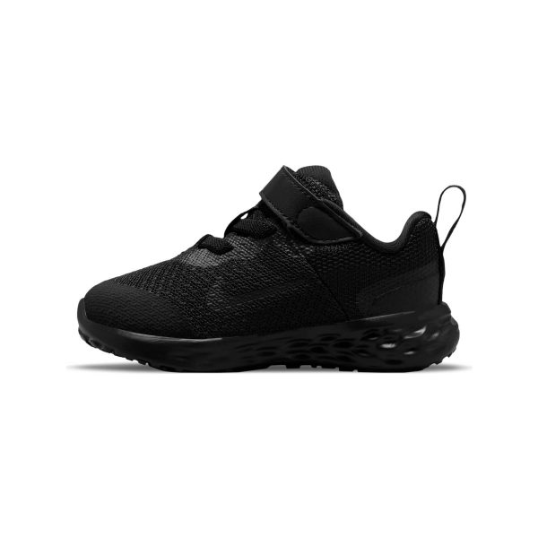 Nike Little Kids Revolution 6 'Triple Black' - Image 2