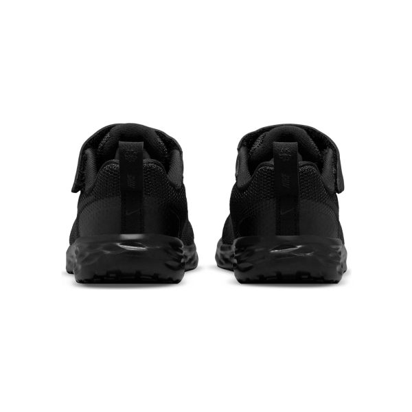 Nike Little Kids Revolution 6 'Triple Black' - Image 3