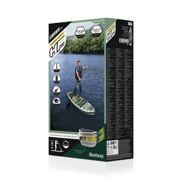 Hydro-Force Kahawai 10ft 2" Stand Up Paddle Board Set - Image 2