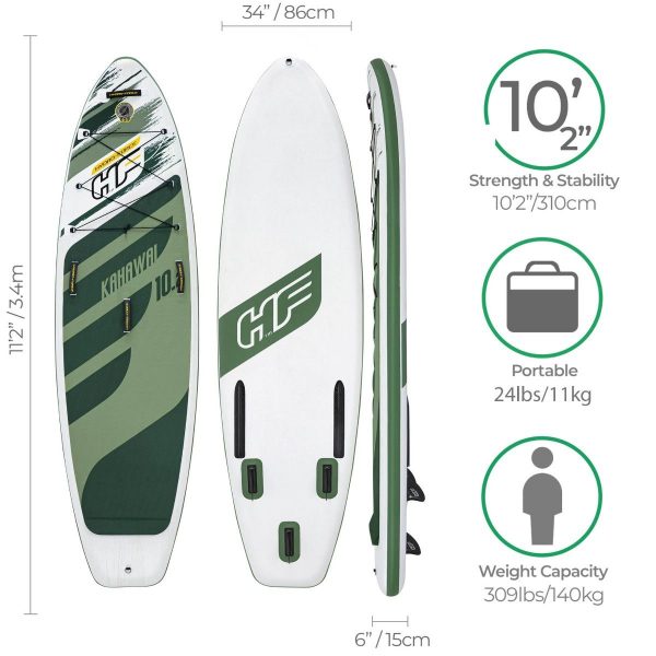 Hydro-Force Kahawai 10ft 2" Stand Up Paddle Board Set - Image 3
