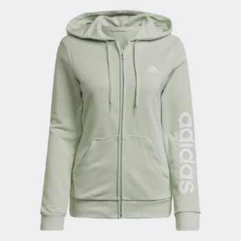 adidas Ladies Essentials Logo Full-Zip Hoodie