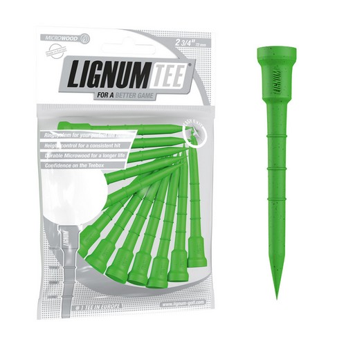 Lignum Tee 2 3/4in pk 12 Hitting Green