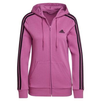 adidas Women'sEssentials French Terry 3-Stripes Hoodie