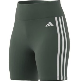 adidas Women's 3 Stripe High Waist Training Legging Shorts