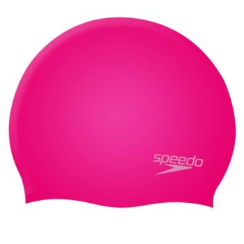 Speedo Moulded Silicone Junior Cap - Pink