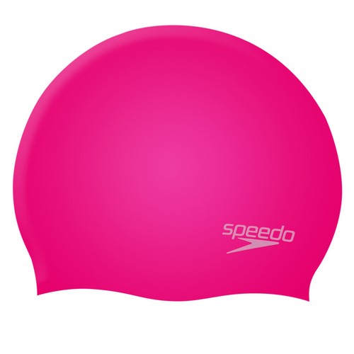 Speedo Moulded Silicone Junior Cap - Pink