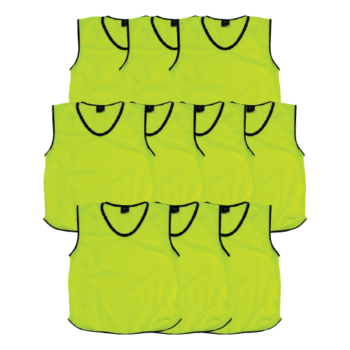 Precision Mesh Bib 10 Pack - Yellow