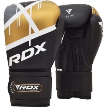 RDX F7 Ego Boxing Gloves - Black/Gold