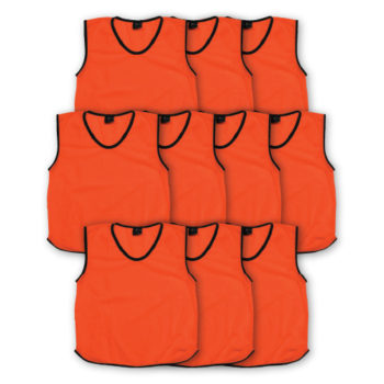 Precision Mesh Bib 10 Pack - Orange