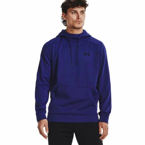 Navy Under Armour Ireland 2023 Armour Fleece Hood (White)